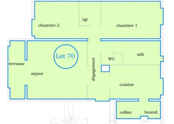 3 Lits Proche De Commerces Et Avec Clim Appartement Bastia (Corsica)